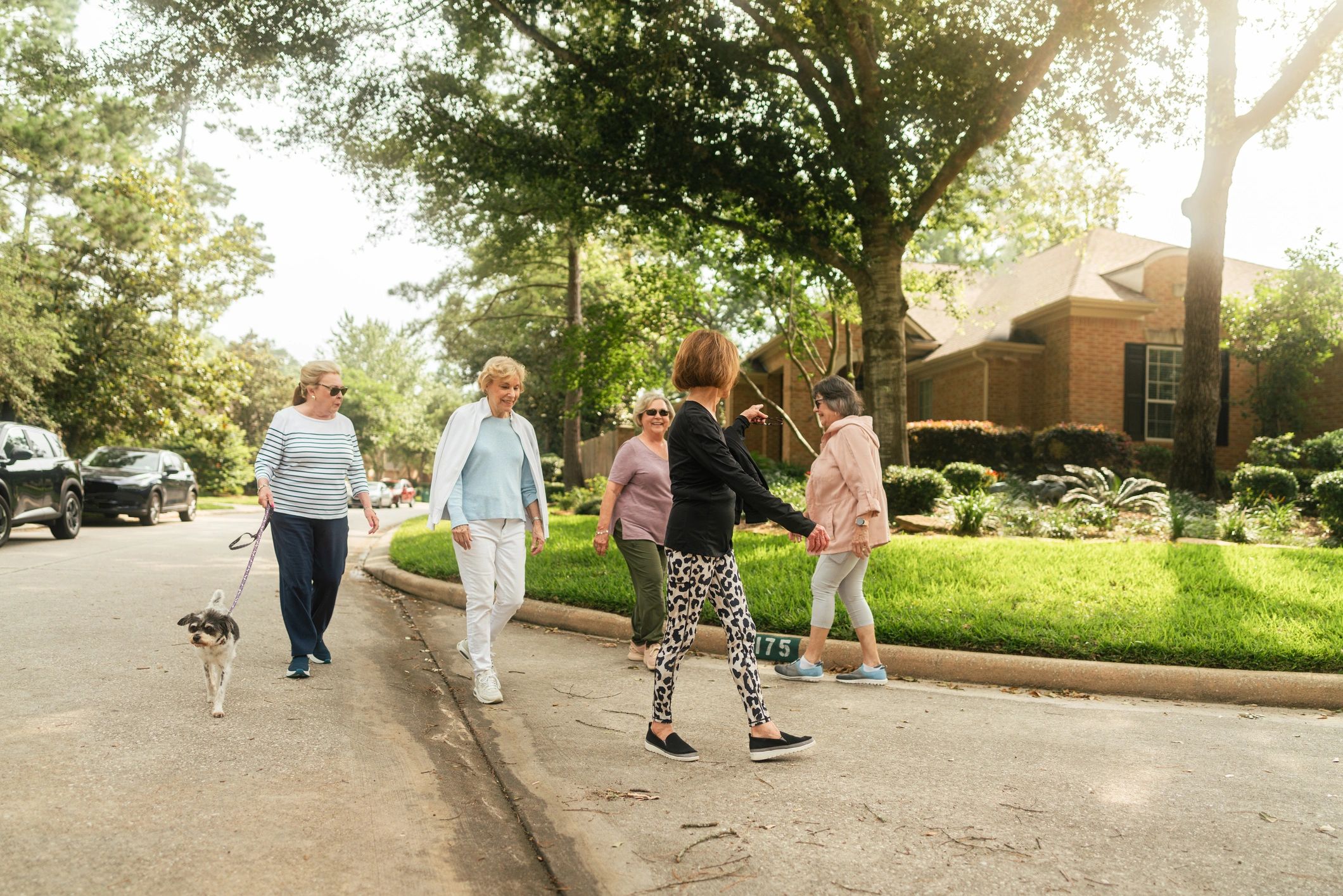 Women walking together outdoors as part of a wellness-focused reset
